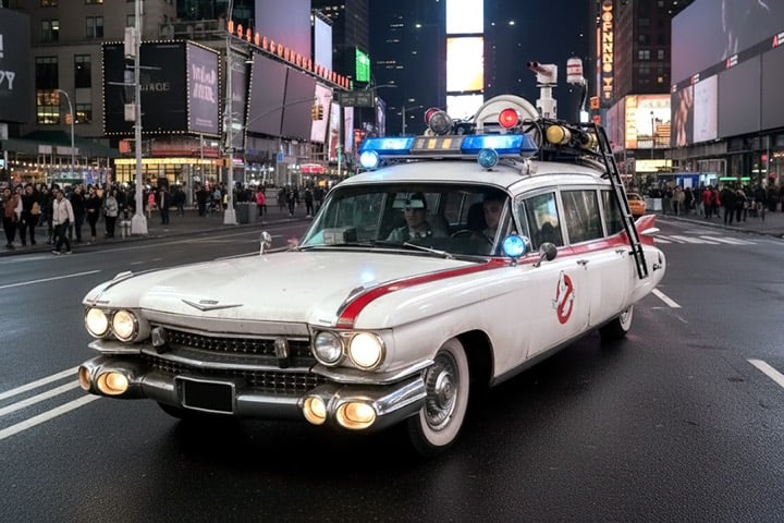Cadillac Miller Meteor "ECTO-1" aus "Ghostbusters"