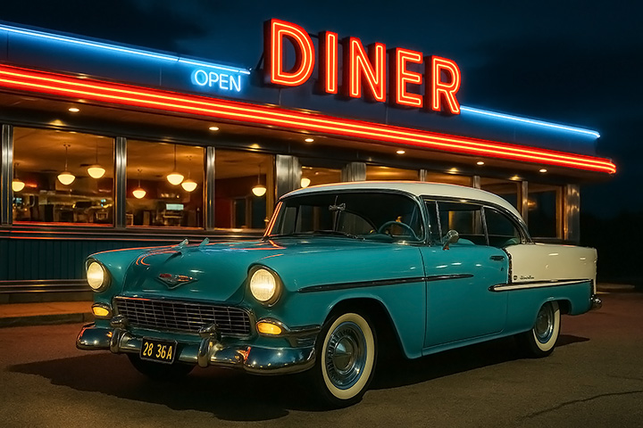 American Diner Oldtimer
