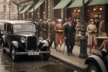 Berlin der 1920er Oldtimer