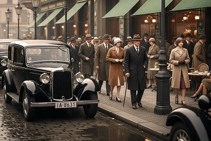 Berlin der 1920er Oldtimer