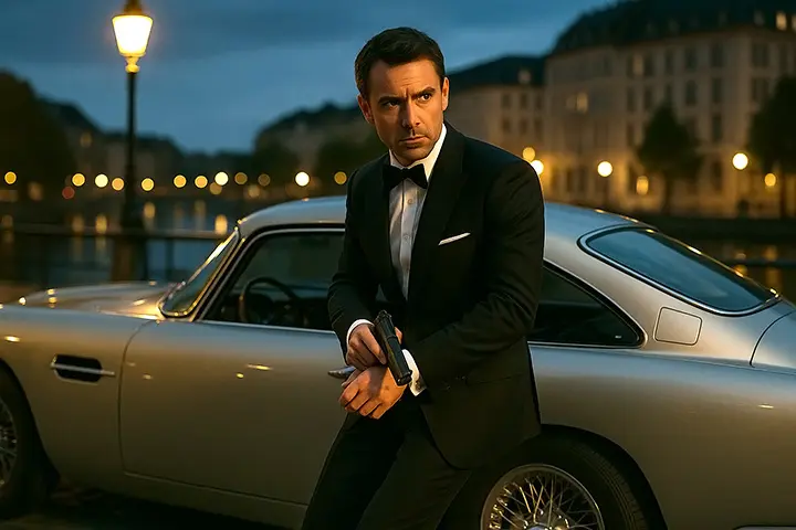 James Bond Style Oldtimer