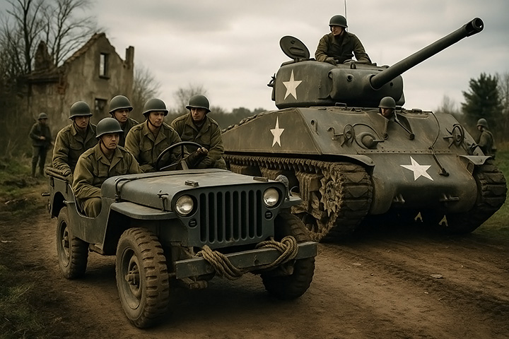 Zweiter Weltkrieg Oldtimer