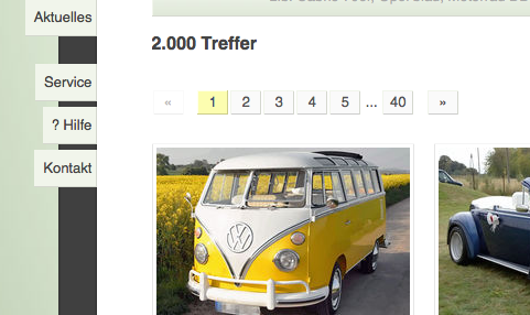 2000 Fahrzeuge in unserem Fundus