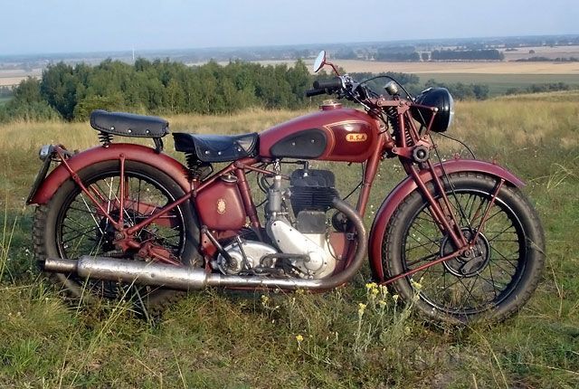 Oldtimer BSA M20 zum Mieten