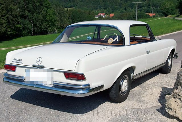 Oldtimer Mercedes-Benz W111 220 se Coupe zum Mieten