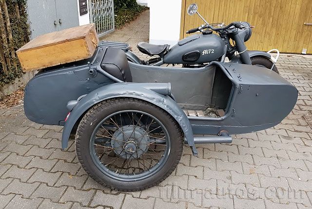 Oldtimer IMZ M72 Gespann zum Mieten