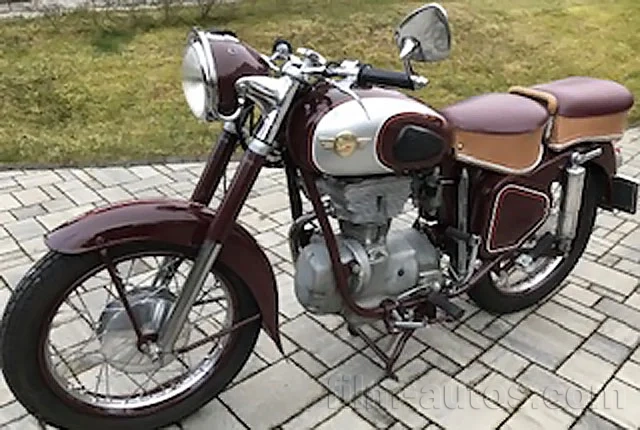 Motorrad Meister Milz Rubber Social Support Handle For AWO 425 Sport - Beige (Vintage/Oldtimer)