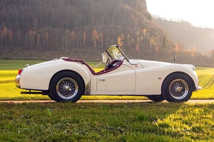 Oldtimer Triumph TR3 zum Mieten