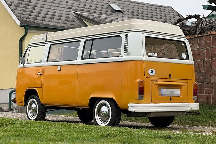 Oldtimer VW Bus T2b Westfalia Helsinki zum Mieten